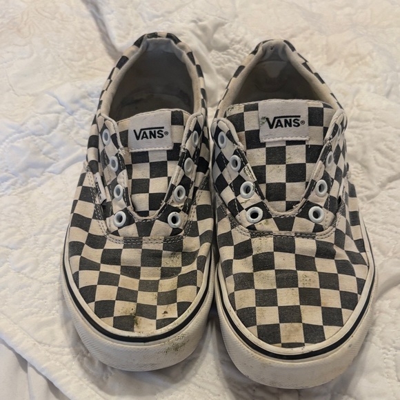Vans Shoes - Vans women’s Black and White Checkered Sneakers